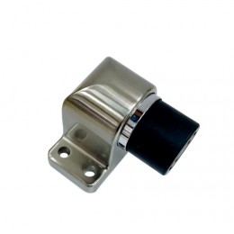 Упор дверной напольный усиленный ,матовый никель