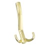 Крючок 3-х рожковый (перфорированный) золото
