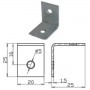 Уголок 25х25х20 металл Уголок 25х25х20 металл