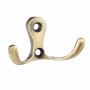 Крючок (мини) 2-х рожковый, бронза