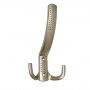 Крючок 3-х рожковый (перфорированный) матовый никель