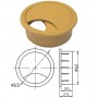 Заглушка кабель-канала для столов (бежевая) Заглушка кабель-канала для столов (бежевая)